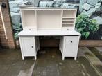 IKEA Hemnes bureau compleet met opzetstuk, Ophalen, Gebruikt, Bureau