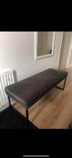 bankje antraciet, Huis en Inrichting, Tafels | Sidetables, Ophalen, Zo goed als nieuw, 25 tot 50 cm, Rechthoekig