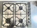 Bosch 4-pits Gaskookplaat – RVS, Inbouw, Ophalen, Gebruikt, 4 kookzones, Inbouw