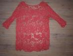 Roze Gehaakte Shirt (L), Maat 42/44 (L), Ophalen of Verzenden, Korte mouw, Roze