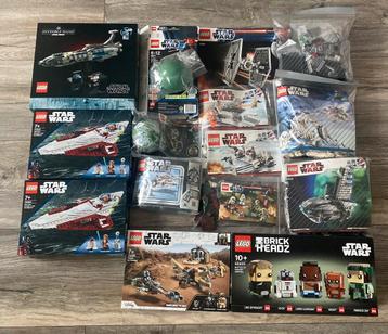 Lego StarWars collectie zo goed als nieuw & nieuw in doos beschikbaar voor biedingen