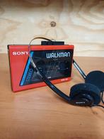 Sony WM-22 Walkman uit 1984 met koptelefoon, Audio, Tv en Foto, Walkmans, Discmans en Minidiscspelers, Ophalen of Verzenden, Walkman