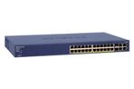 Netgear 28-Port PoE 10/100 Managed FE switch, 24 PoE Poorten, Computers en Software, Ophalen of Verzenden, Gebruikt