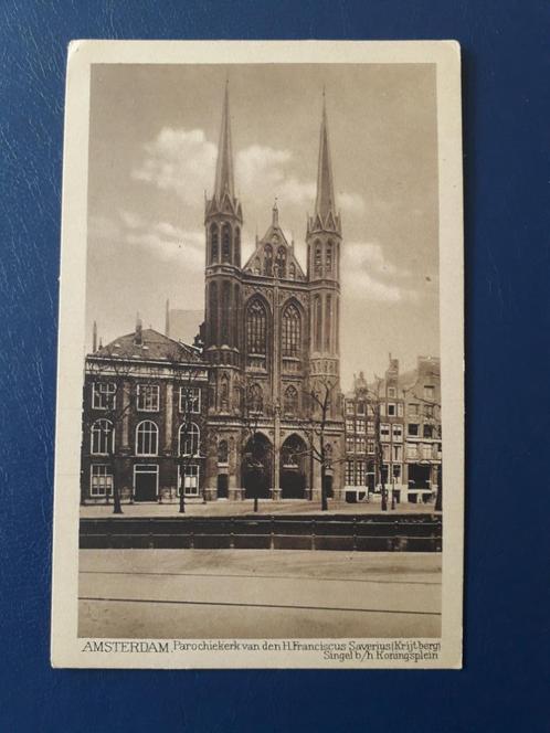 Parochiekerk H. Franciscus Saverius Krijtberg Amsterdam (62), Verzamelen, Ansichtkaarten | Nederland, Ongelopen, Noord-Holland