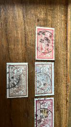 Yvert 119 en verder type Merson, Ophalen of Verzenden, Gestempeld
