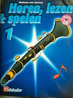 Methode voor klarinet, horen, lezen en spelen, deel 1 met cd, Muziek en Instrumenten, Bladmuziek, Ophalen of Verzenden, Zo goed als nieuw