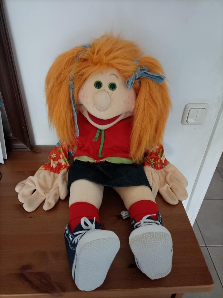 Originele grote Living Puppets handpop Juliane + tas, Kinderen en Baby's, Speelgoed | Knuffels en Pluche, Zo goed als nieuw, Overige typen