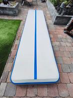 Z.g.a.n. Airtrack 400x100x20cm!!, Sport en Fitness, Zo goed als nieuw, Blauw, Materiaal, Kindermaat 122 t/m 140
