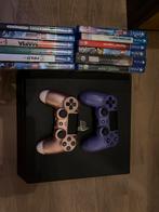 Playstation 4 Pro met 2 controllers + games!, Spelcomputers en Games, Ophalen, Met 2 controllers, 1 TB, Pro