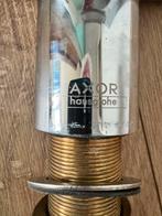 2x Hans Grohe Axor Design Kranen, Ophalen, Zo goed als nieuw, Chroom, Wastafel