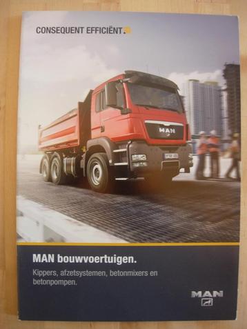 MAN Diesel TGL TGM TGS TGX Bouwvoertuigen Brochure 2010 beschikbaar voor biedingen