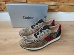 Gabor Comfort sneakers maat 8 / 42 breedte H met rits tijger, Beige, Gabor, Ophalen of Verzenden, Sneakers of Gympen