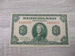 Prachtig biljet 2,5 gulden 1943, muntbiljet Wilhelmina, Postzegels en Munten, Bankbiljetten | Nederland, Ophalen of Verzenden