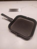 Le Chef Grillpan - Gasstel Geschikt, Huis en Inrichting, Keuken | Potten en Pannen, Ophalen of Verzenden, Gebruikt, Gietijzer