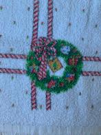 USA Kerst gastendoekje wit rood groen nieuwstaat, Ophalen of Verzenden, Zo goed als nieuw