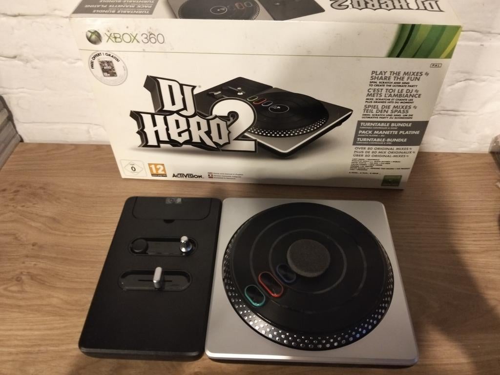 DJ Hero 2 Turntable Controller voor Xbox 360, Ophalen of Verzenden, Gebruikt