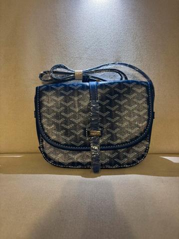Dark blue goyard crossbody bag beschikbaar voor biedingen