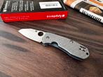 Spyderco Techno 2 EDC Modern Seigaiha Motief Exclusief Blauw, Caravans en Kamperen, Ophalen of Verzenden, Nieuw