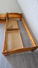 1 persoons ledikant 200/90 cm met onderladen en nachtkastje, Huis en Inrichting, Slaapkamer | Bedden, Ophalen, Gebruikt, 90 cm