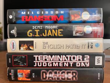 Diverse titels VHS videobanden beschikbaar voor biedingen