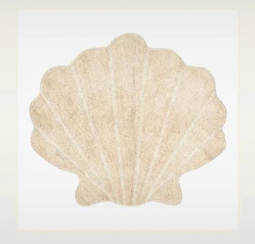 Vloerkleed badmat badkamer speelkleed kinderkamer schelp, Huis en Inrichting, Stoffering | Tapijten en Kleden, Nieuw, 50 tot 100 cm