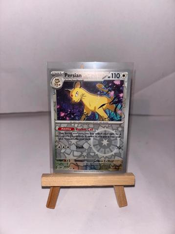 Pokemon Persian 053/165 reverse holo 151 beschikbaar voor biedingen