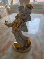 Capodimonte ,bladgoud , poselein, Ophalen of Verzenden