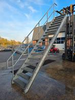 Stalen trap gegalv. Hoog 3,6 mtr. Nob033, Ophalen, Zo goed als nieuw, 2 tot 4 meter