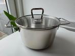 Vivo rvs kookpan met deksel | 20cm (2,8L), Kookpan of Snelkookpan, Ophalen of Verzenden, Zo goed als nieuw, Rvs