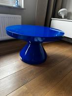 POLSPOTTEN Zig Zag Salontafel - blauw, Ophalen, Minder dan 55 cm, Gebruikt, Rond