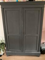 Mooie eiken kast, mat grijs geverfd, Huis en Inrichting, Gebruikt, 100 tot 150 cm, Eikenhout, Ophalen of Verzenden