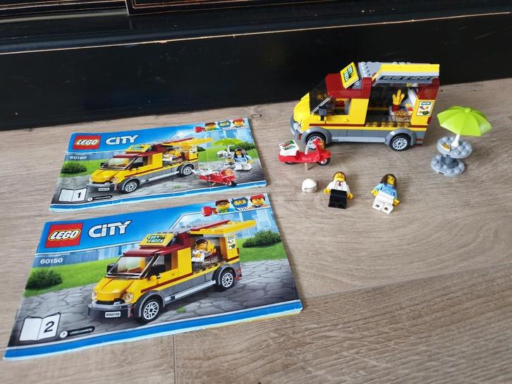 Lego 60150 City Pizza Bestelwagen, Kinderen en Baby's, Speelgoed | Duplo en Lego, Zo goed als nieuw, Lego, Complete set, Ophalen of Verzenden