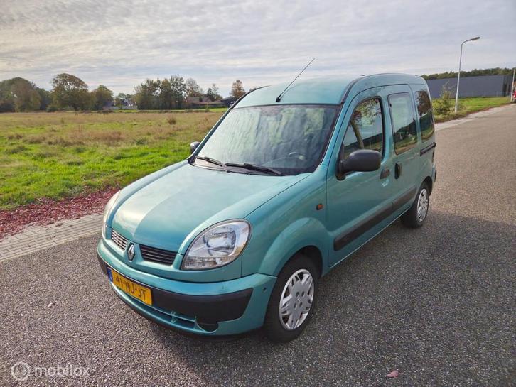 Renault Kangoo combi 1.6-16V Airco Dubbele Schuifdeur, Auto's, Renault, Bedrijf, Te koop, Kangoo, Airbags, Airconditioning, Alarm