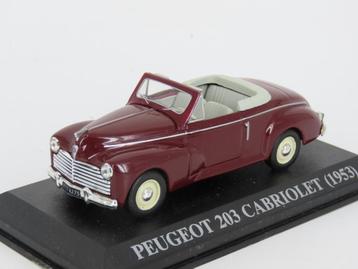 4983: Peugeot 203 Cabriolet - 1953 - Atlas 1:43 beschikbaar voor biedingen