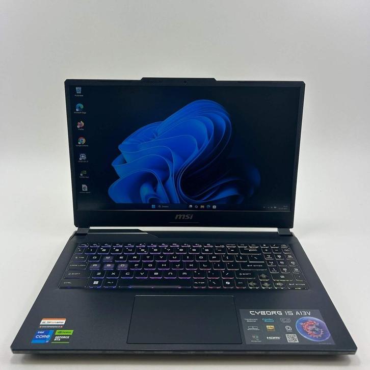 MSI Cyborg 15 – Core i7-13620H – Nvidia RTX 4060 – 512GB, Computers en Software, Windows Laptops, Refurbished, 15 inch, SSD, 4 Ghz of meer
