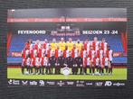 Elftalkaart Feyenoord 23-24., Nieuw, Feyenoord, Verzenden