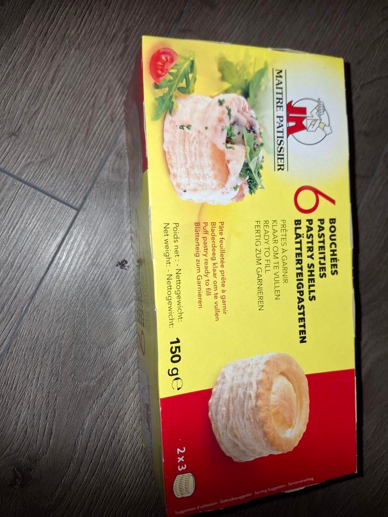 6 pasteitjes, Ophalen of Verzenden, Nieuw