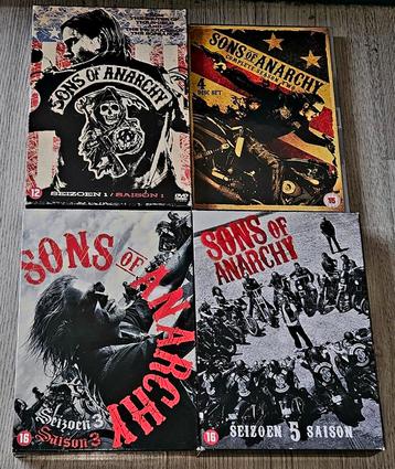 Sons of Anarchy Seizoen 1, 2, 3 & 5 - 16 DVDs beschikbaar voor biedingen