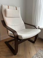 Mooie Poang Leunstoel, Huis en Inrichting, Fauteuils, Ophalen, Hout, Gebruikt, 75 tot 100 cm