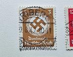 8 Postzegels Dienstmarke Deutsches Reich WOII, Ophalen of Verzenden, Duitse Keizerrijk, Gestempeld