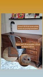 Antiek bureau, Ophalen, Gebruikt, 100 tot 150 cm, Met lade(s)