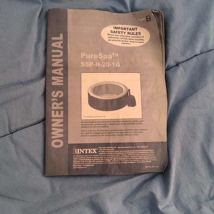 Intex Jacuzzi - Opblaasbaar bubbelbad, Tuin en Terras, Zwembaden, Gebruikt, Opblaaszwembad, Minder dan 80 cm, 200 tot 400 cm, 200 tot 300 cm