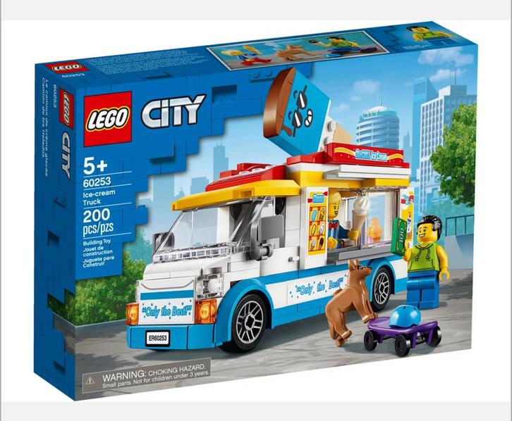 Nieuw: LEGO City 60253: Ice-cream Truck/ IJswagen, Kinderen en Baby's, Speelgoed | Duplo en Lego, Nieuw, Lego, Complete set, Ophalen of Verzenden