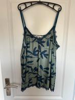 Zgan groen-blauw hemdje met kanten randje Paprika mt. 48/50, Kleding | Dames, Grote Maten, Ophalen of Verzenden, Zo goed als nieuw