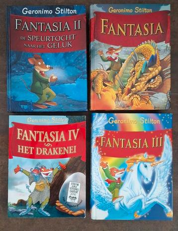 4 boeken Geronimo Stilton - Fantasia 1 tm 4 beschikbaar voor biedingen