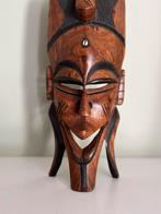LOT: 2508Q-Houten Masker - Afrikaanse Stijl - Handgesneden, Ophalen of Verzenden