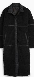 Mantel van teddy bont, Kleding | Dames, Jassen | Winter, Zwart, Maat 42/44 (L), Ophalen of Verzenden, Zo goed als nieuw