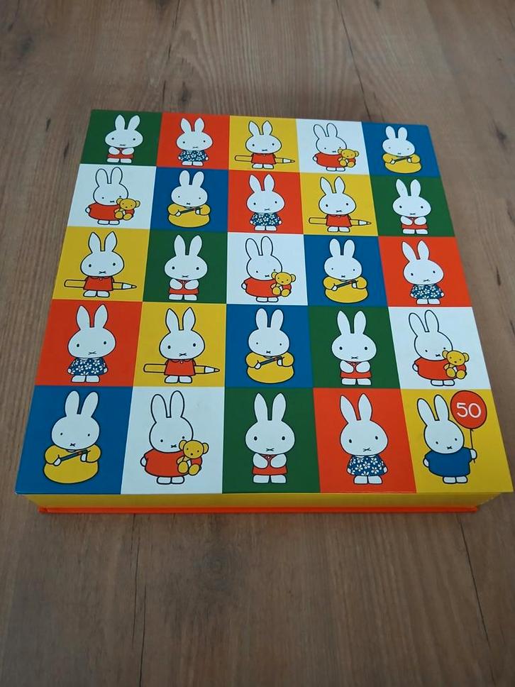 Miffy Nijntje Spel - Dick Bruna Jubileumeditie, Hobby en Vrije tijd, Gezelschapsspellen | Bordspellen, Gebruikt, Een of twee spelers