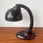 Jaren 30 art deco EKCO bruin bakeliet tafellamp, Ophalen of Verzenden