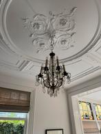 2 antieke kroonluchters, Huis en Inrichting, Lampen | Kroonluchters, Ophalen, Gebruikt, Glas